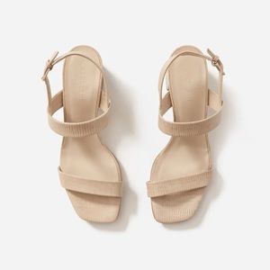 NEW - Everlane Double Strap Block Heel